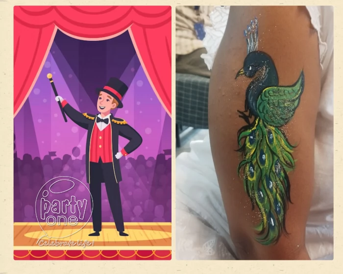 birthday Magical Tattoo Carnival Birthday Package